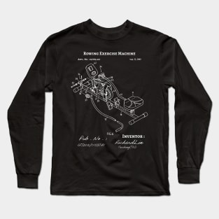 Rowing Exercise Machine / rowing athlete / rowing college / rowing gift idea / rowing lover present Long Sleeve T-Shirt
